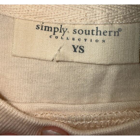 Simply Southern Long Sleeve Shirt Fall Ghost Pumpkin Youth Small New 100% cotton - Picture 2 of 7